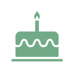 cake icon for private macrame workshops