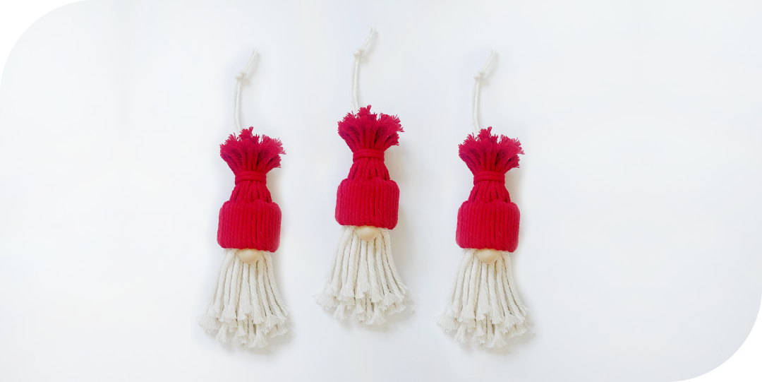Holiday gnome ornamenr workshop