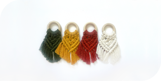 Fall napkin ring workshop multi color option